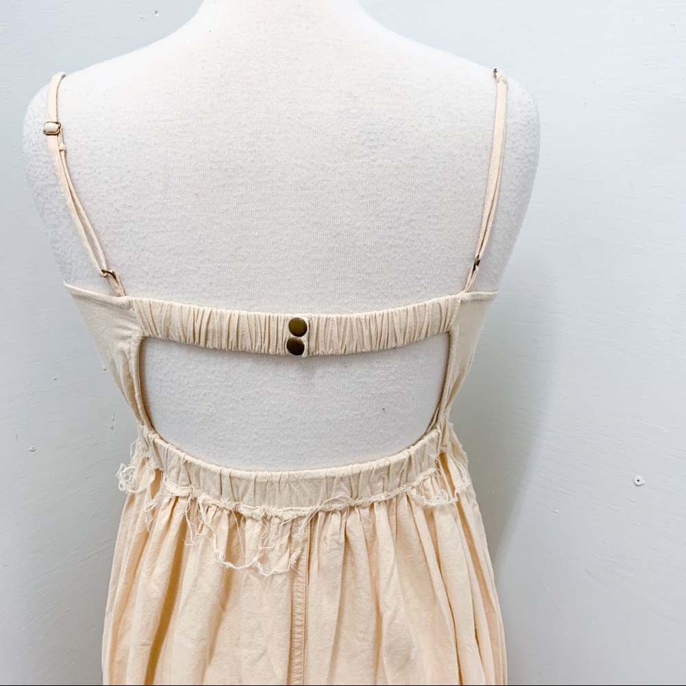 Urban Outfitters Linen Blend Raw Hem Dress - Picture 3 of 11